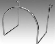 Wall mounted water hose and disinfectant sprayer hanger