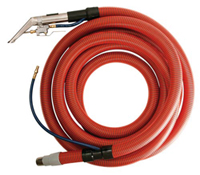 Wet/Dry Auto detailer with internal water hose and stainless steel extractor tool